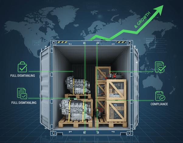 Shipping Dismantled Auto Parts